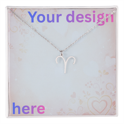 Personalized Valentine's Day Necklace with Custom Message Card | Gift for Wife Girlfriend Anniversary