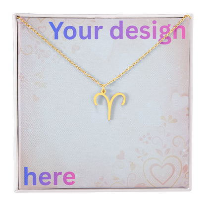 Personalized Valentine's Day Necklace with Custom Message Card | Gift for Wife Girlfriend Anniversary