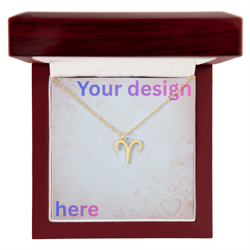 Personalized Valentine's Day Necklace with Custom Message Card | Gift for Wife Girlfriend Anniversary