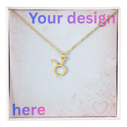 Personalized Valentine's Day Necklace with Custom Message Card | Gift for Wife Girlfriend Anniversary