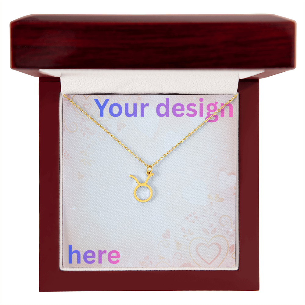 Personalized Valentine's Day Necklace with Custom Message Card | Gift for Wife Girlfriend Anniversary