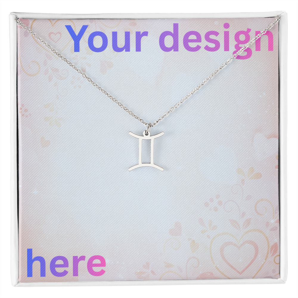 Personalized Valentine's Day Necklace with Custom Message Card | Gift for Wife Girlfriend Anniversary