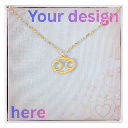 Personalized Valentine's Day Necklace with Custom Message Card | Gift for Wife Girlfriend Anniversary