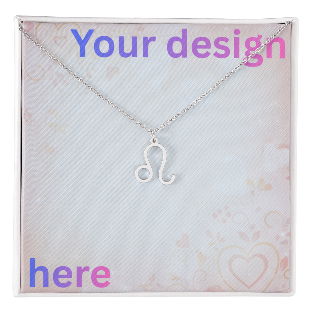 Personalized Valentine's Day Necklace with Custom Message Card | Gift for Wife Girlfriend Anniversary