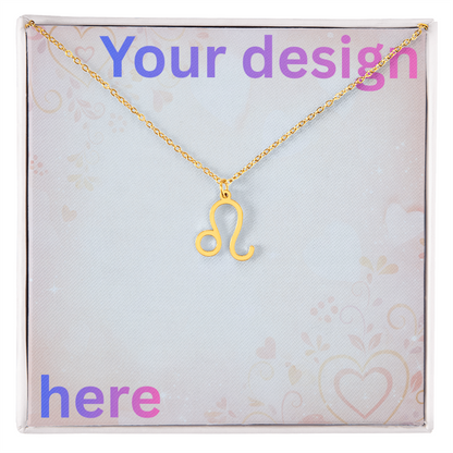 Personalized Valentine's Day Necklace with Custom Message Card | Gift for Wife Girlfriend Anniversary