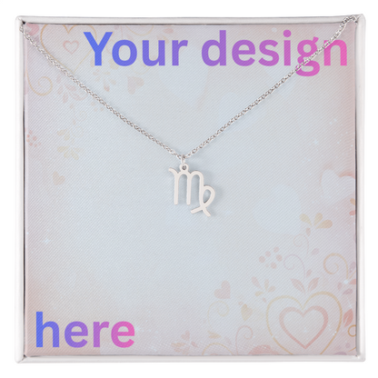 Personalized Valentine's Day Necklace with Custom Message Card | Gift for Wife Girlfriend Anniversary