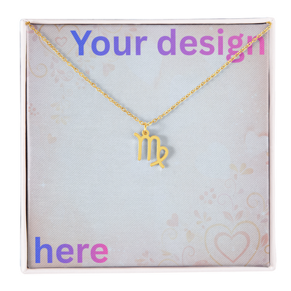 Personalized Valentine's Day Necklace with Custom Message Card | Gift for Wife Girlfriend Anniversary