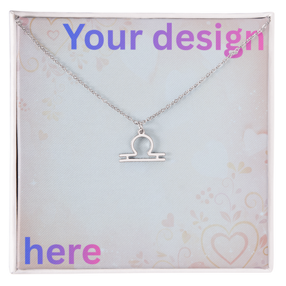 Personalized Valentine's Day Necklace with Custom Message Card | Gift for Wife Girlfriend Anniversary