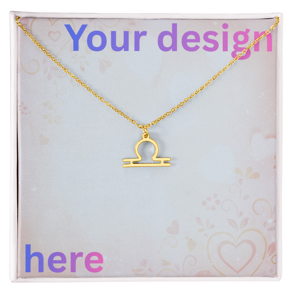 Personalized Valentine's Day Necklace with Custom Message Card | Gift for Wife Girlfriend Anniversary