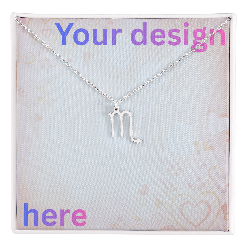 Personalized Valentine's Day Necklace with Custom Message Card | Gift for Wife Girlfriend Anniversary
