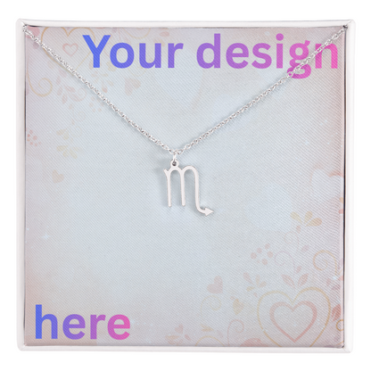 Personalized Valentine's Day Necklace with Custom Message Card | Gift for Wife Girlfriend Anniversary