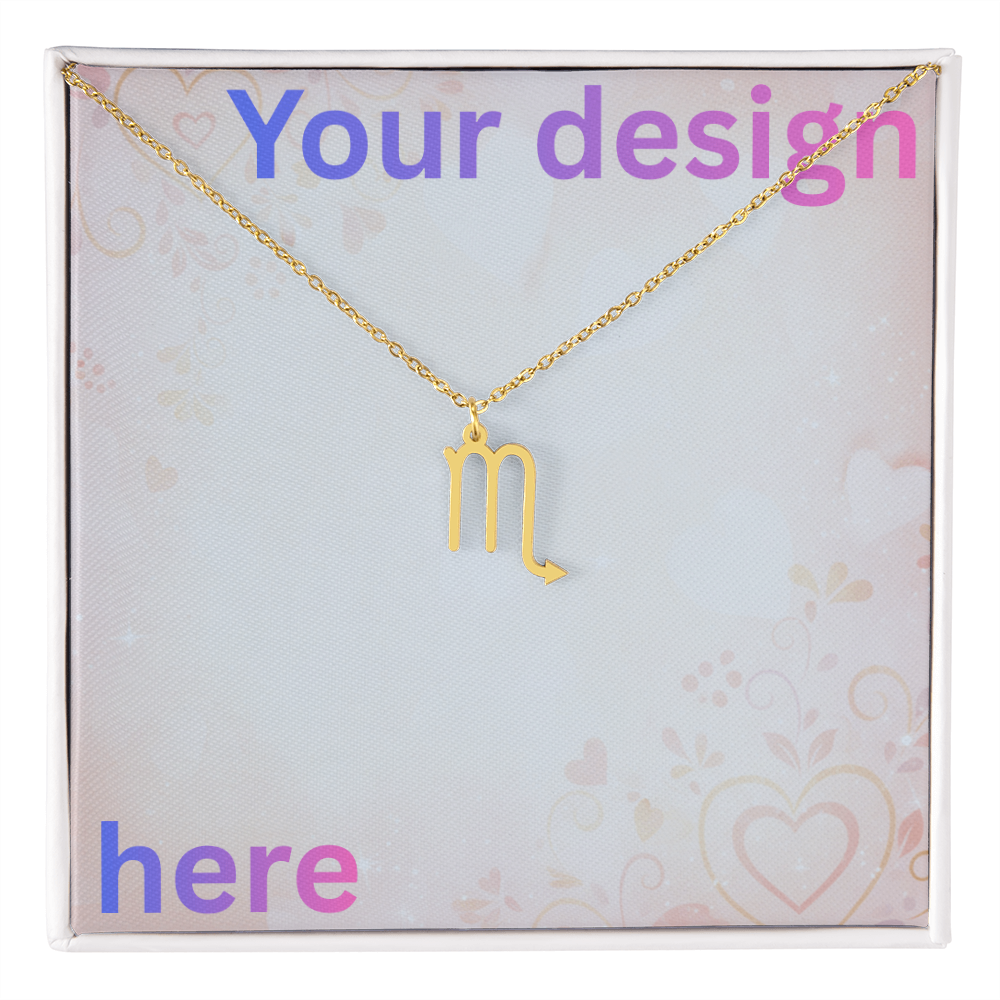 Personalized Valentine's Day Necklace with Custom Message Card | Gift for Wife Girlfriend Anniversary