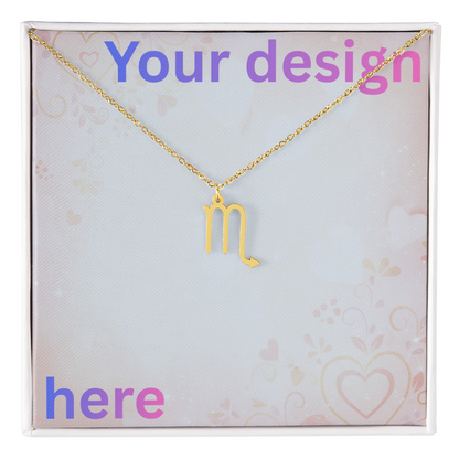 Personalized Valentine's Day Necklace with Custom Message Card | Gift for Wife Girlfriend Anniversary