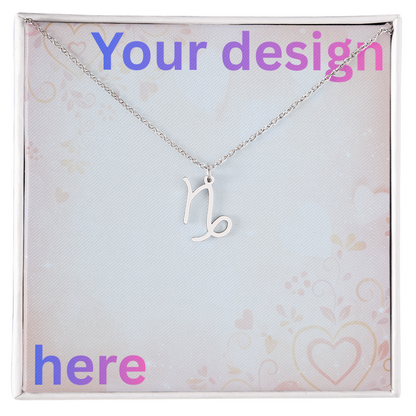 Personalized Valentine's Day Necklace with Custom Message Card | Gift for Wife Girlfriend Anniversary
