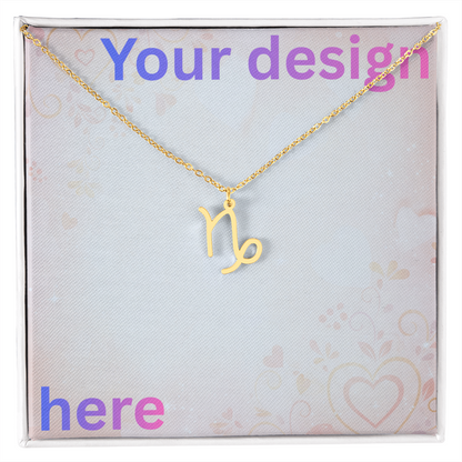 Personalized Valentine's Day Necklace with Custom Message Card | Gift for Wife Girlfriend Anniversary