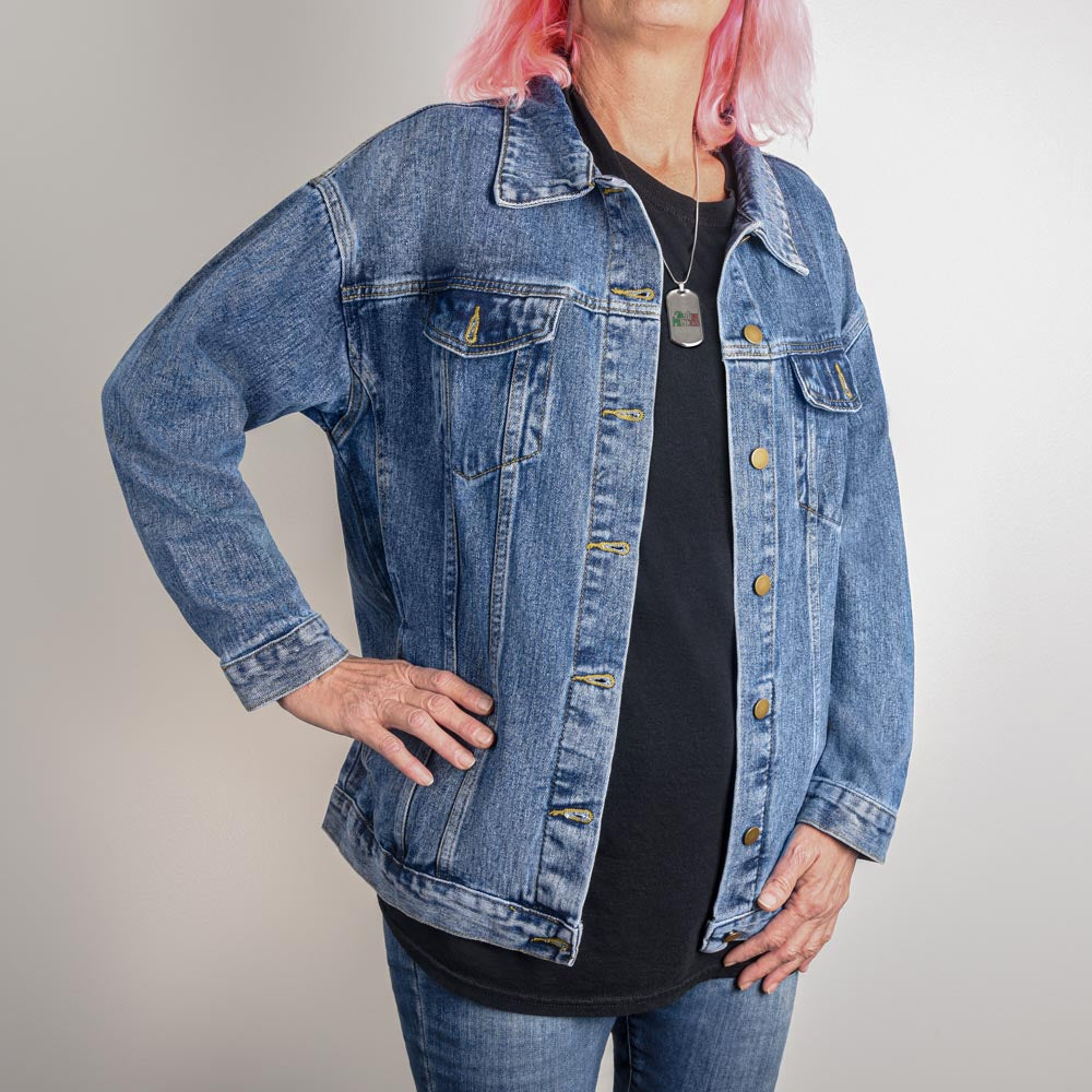 Valid Trans LGBTQ Oversize Denim Jack Best For You, You are loved and you deserve kindness for all of us