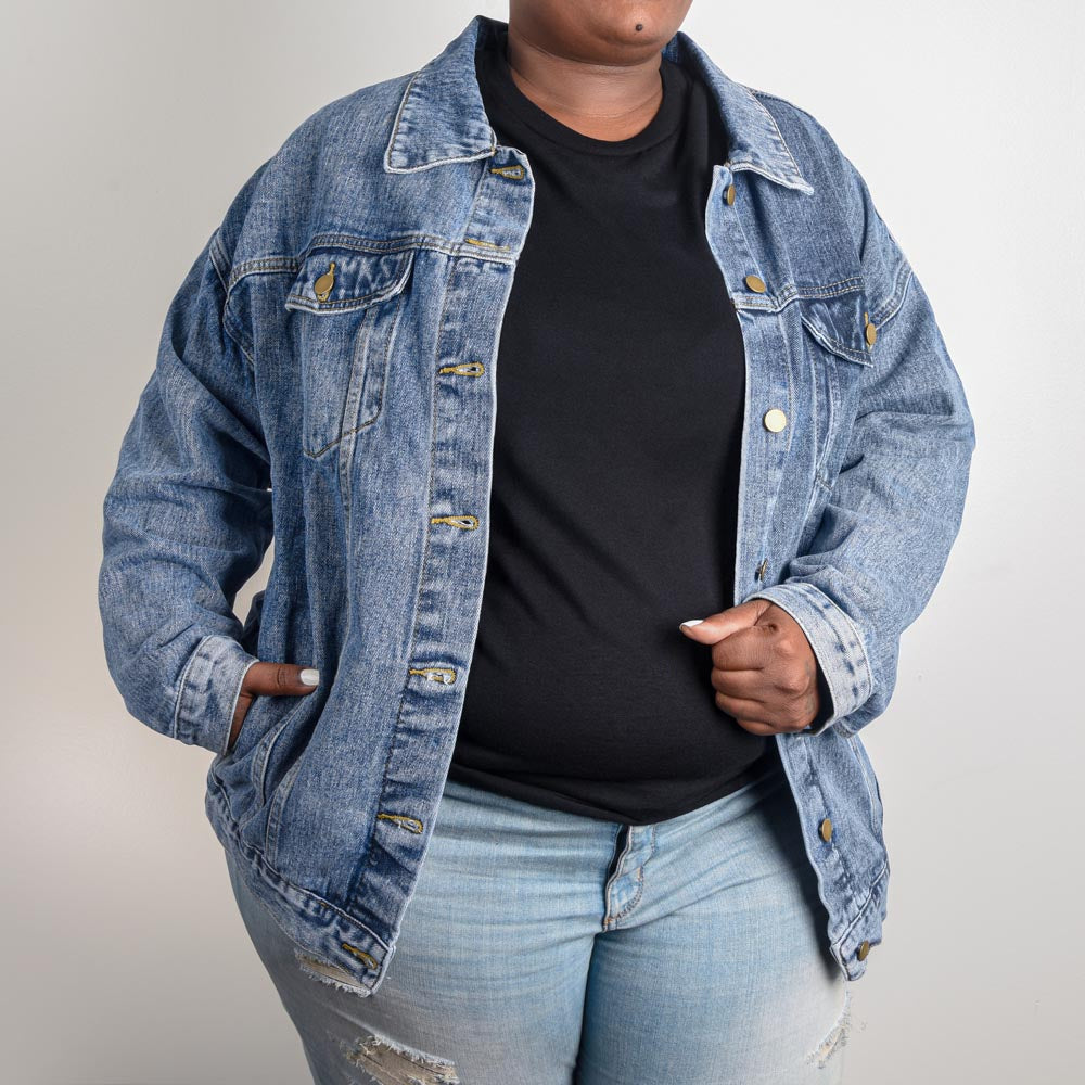 Valid Trans LGBTQ Oversize Denim Jack Best For You, You are loved and you deserve kindness for all of us