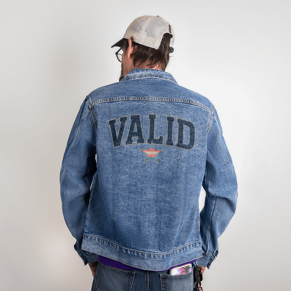 Trans  Men's Denim Jacket Just For You, Be known