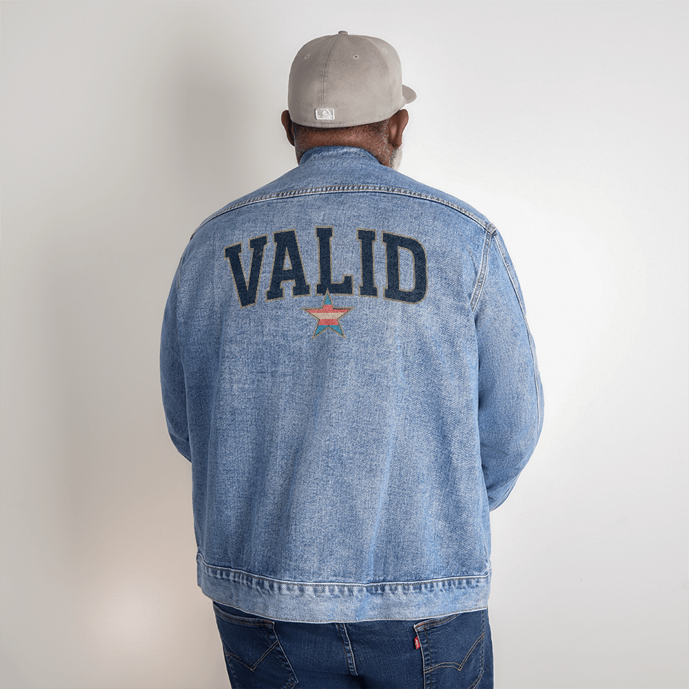 Trans  Men's Denim Jacket Just For You, Be known