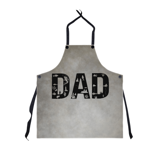 Dad's Denim Apron for Grilling and BBQ - Perfect Father's Day Gift