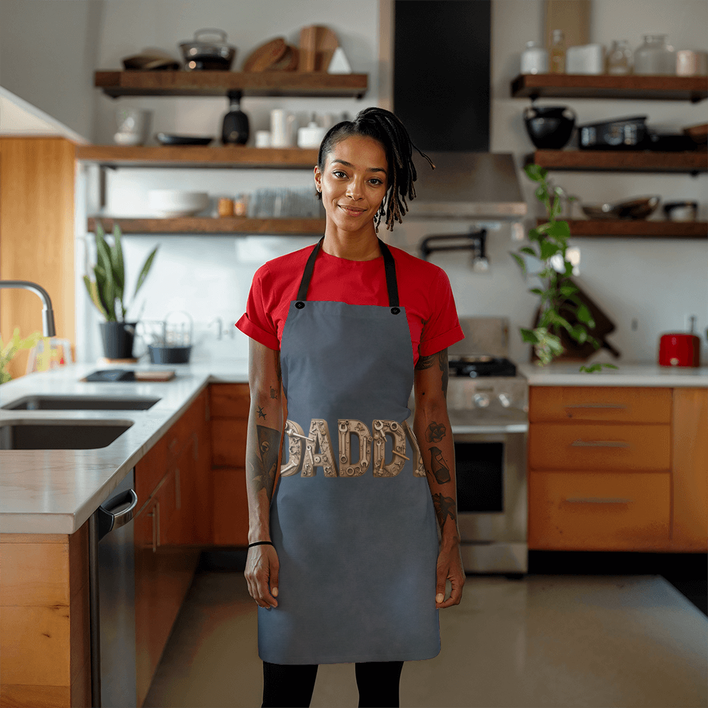 Dad's BBQ Apron - Stylish Cooking Apron for Fathers Day