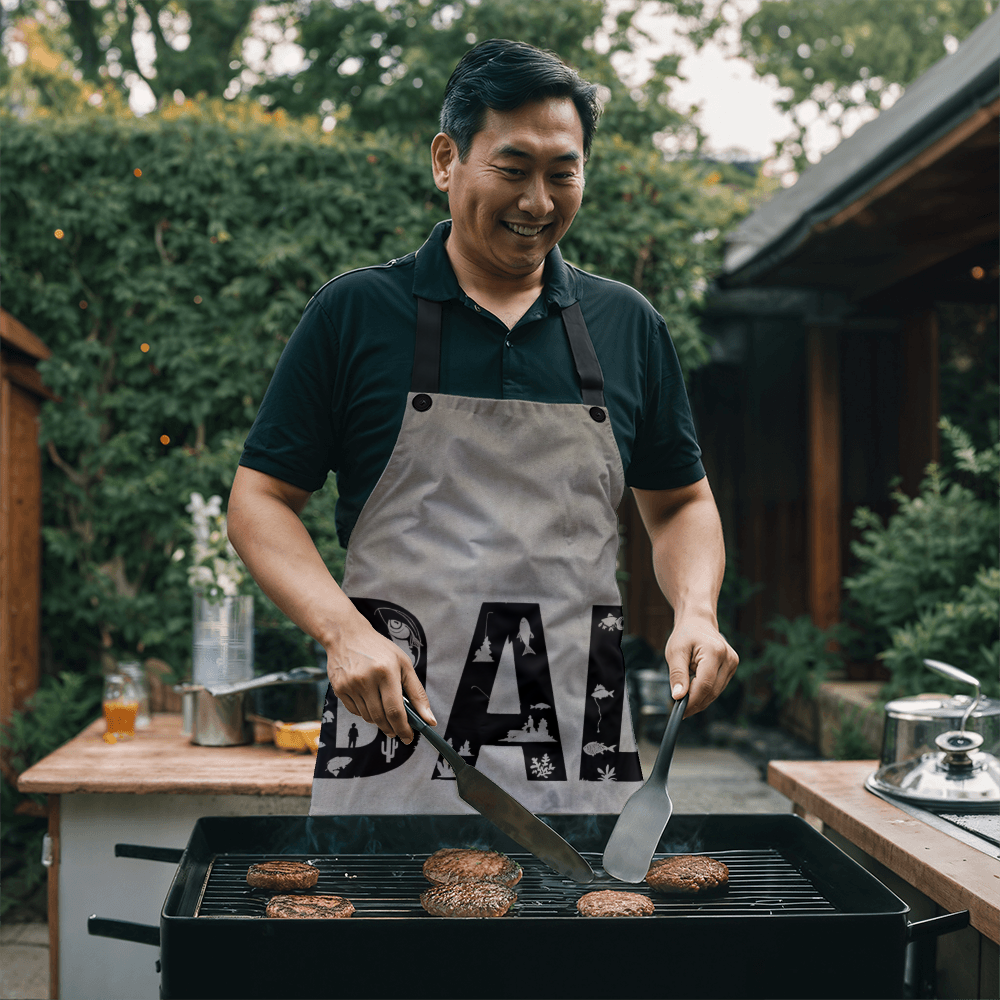 Dad's Favorite Kitchen Apron - Stylish Apron for Father's Day