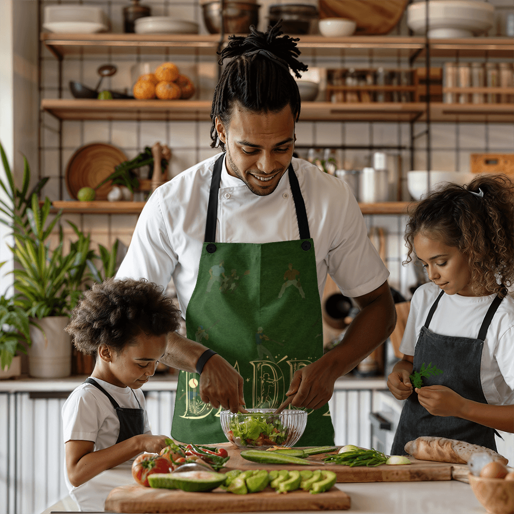 Dad's Ultimate Chef Apron Set - Perfect Gift for Father's Day