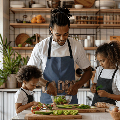Dad's BBQ Apron - Stylish Cooking Apron for Fathers Day