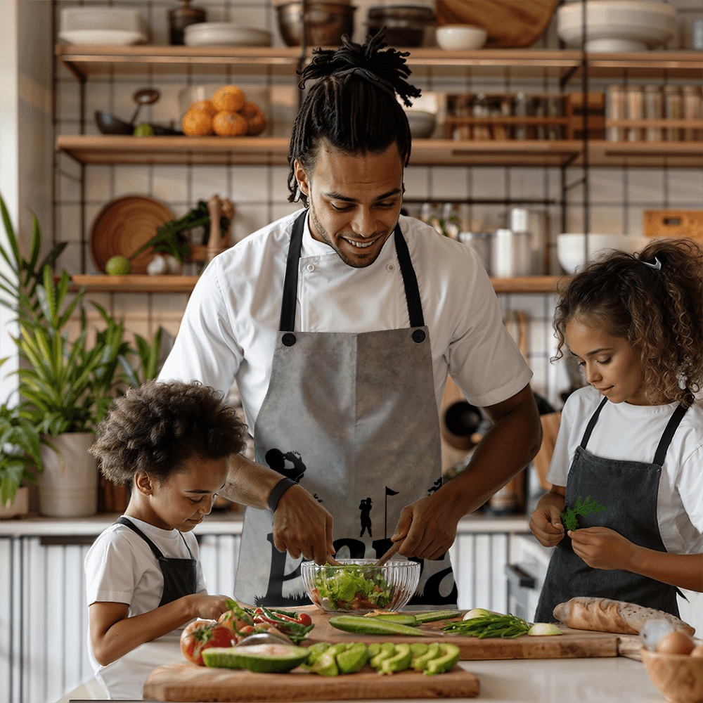 Dad's Kitchen Essential: Stylish Aprons for Men