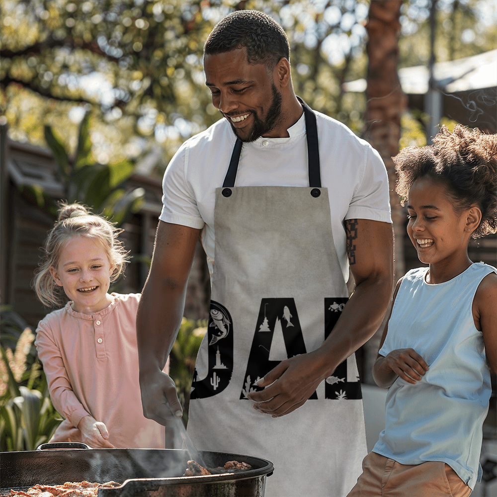 Dad's Favorite Kitchen Apron - Stylish Apron for Father's Day
