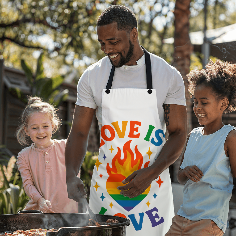 Pride custom LGBTQ apron