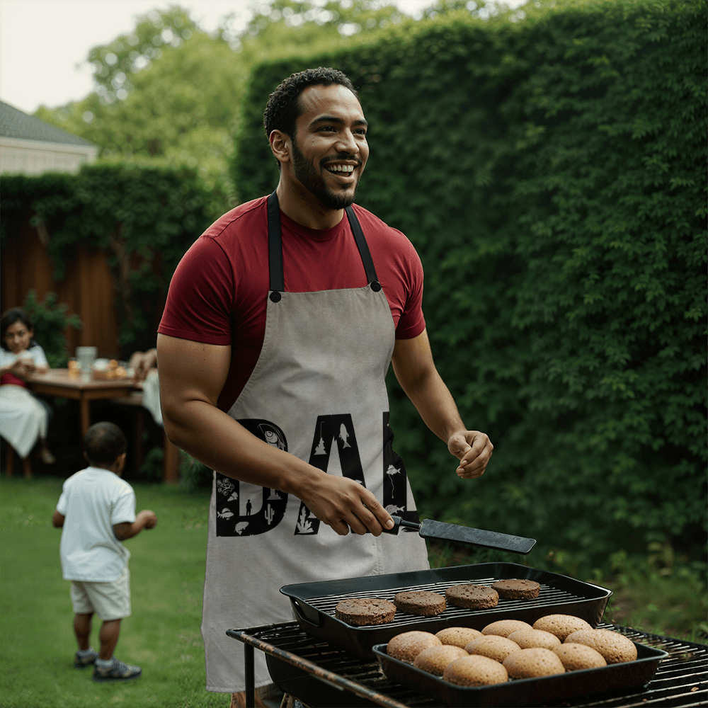 Dad's Favorite Kitchen Apron - Stylish Apron for Father's Day