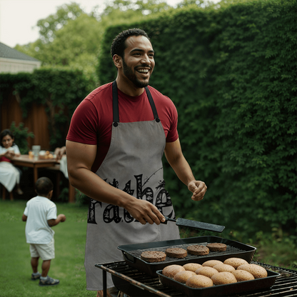 Dad's Denim Apron for Father's Day - Stylish Cooking and BBQ Apron