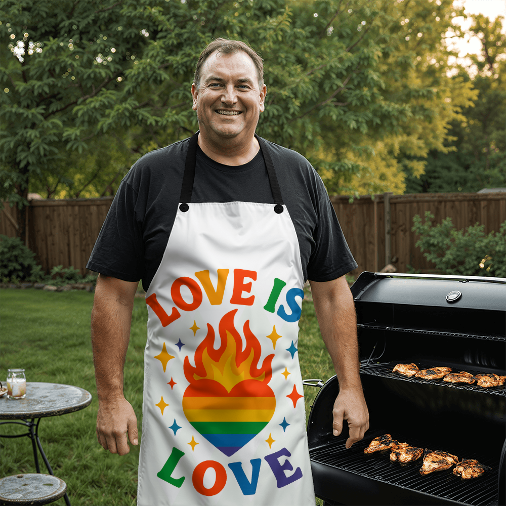 Pride custom LGBTQ apron