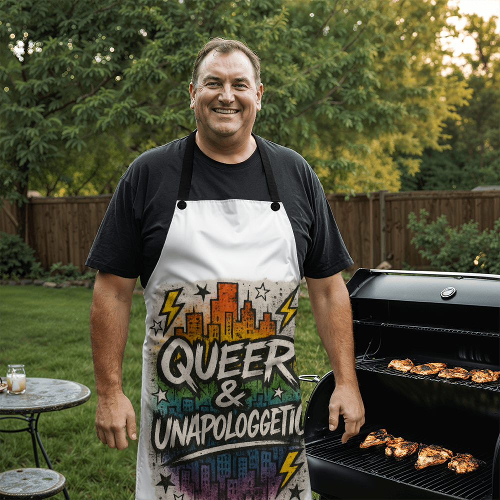 Pride custom LGBTQ apron