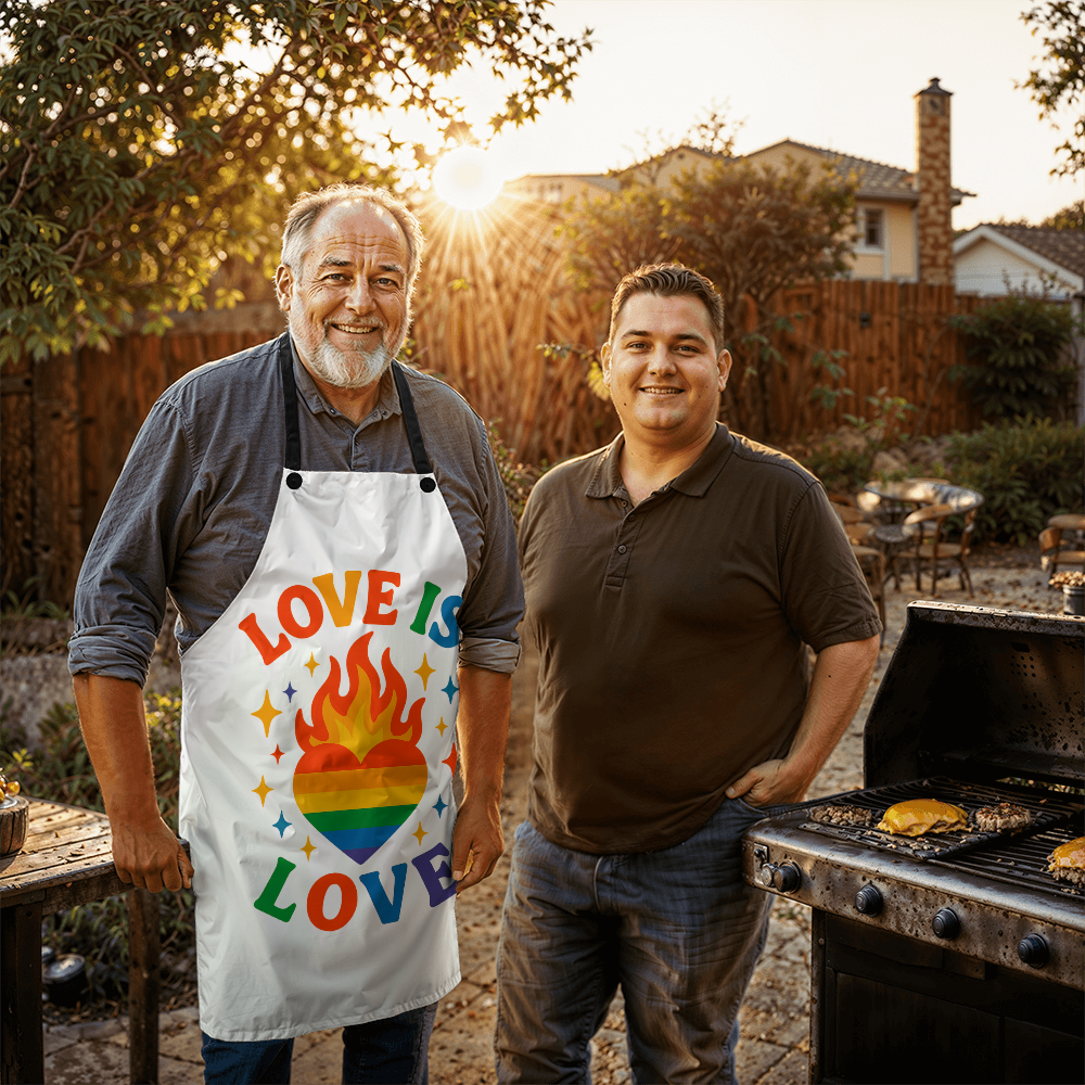 Pride custom LGBTQ apron