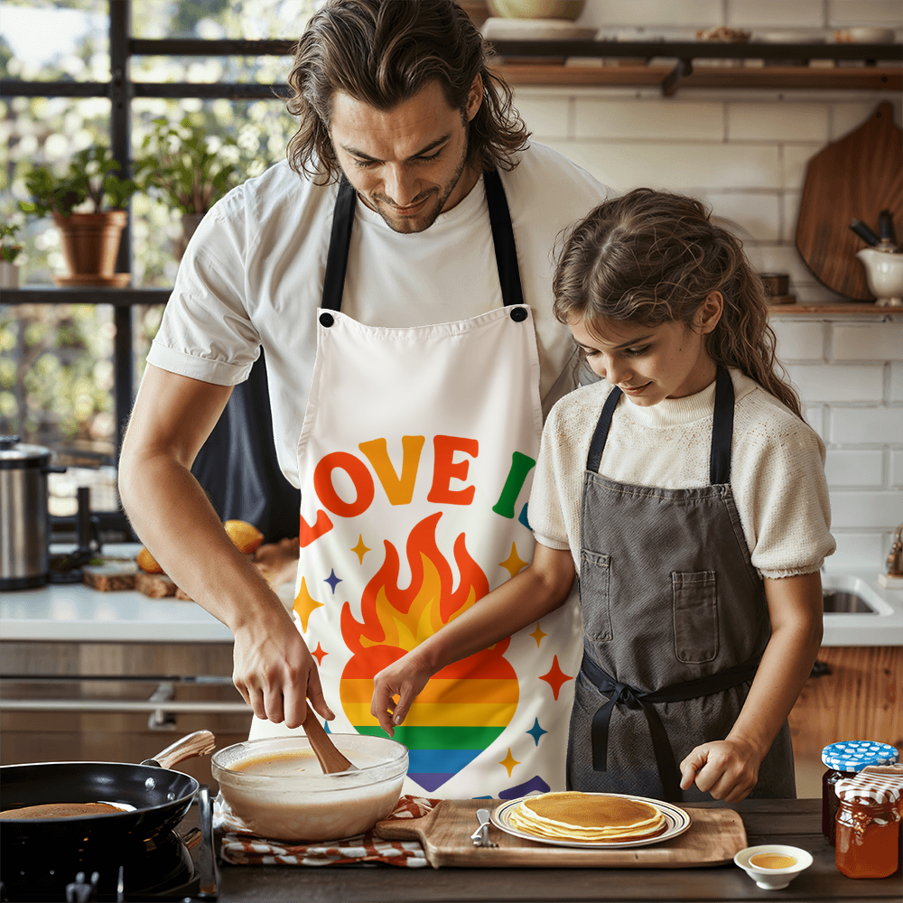 Pride custom LGBTQ apron