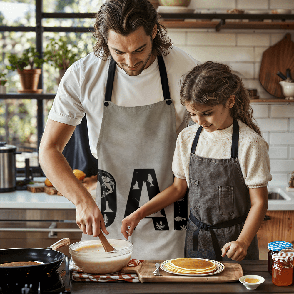 Dad's Favorite Kitchen Apron - Stylish Apron for Father's Day