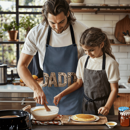 Dad's BBQ Apron - Stylish Cooking Apron for Fathers Day