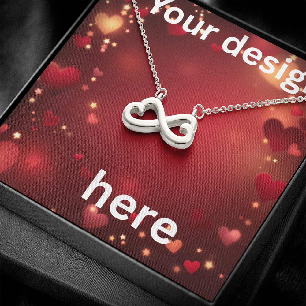 Valentine's Day Necklace with Custom Message Card - Sentimental Gift | Girlfriend Wife Anniversary Birthday