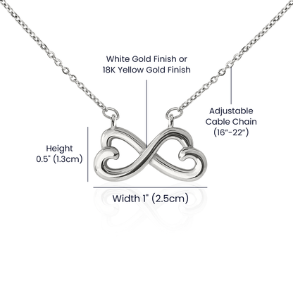 Valentine's Day Necklace with Custom Message Card - Sentimental Gift | Girlfriend Wife Anniversary Birthday