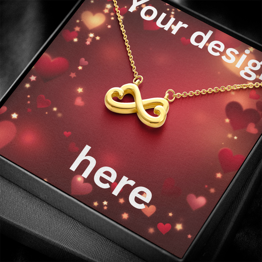 Valentine's Day Necklace with Custom Message Card - Sentimental Gift | Girlfriend Wife Anniversary Birthday