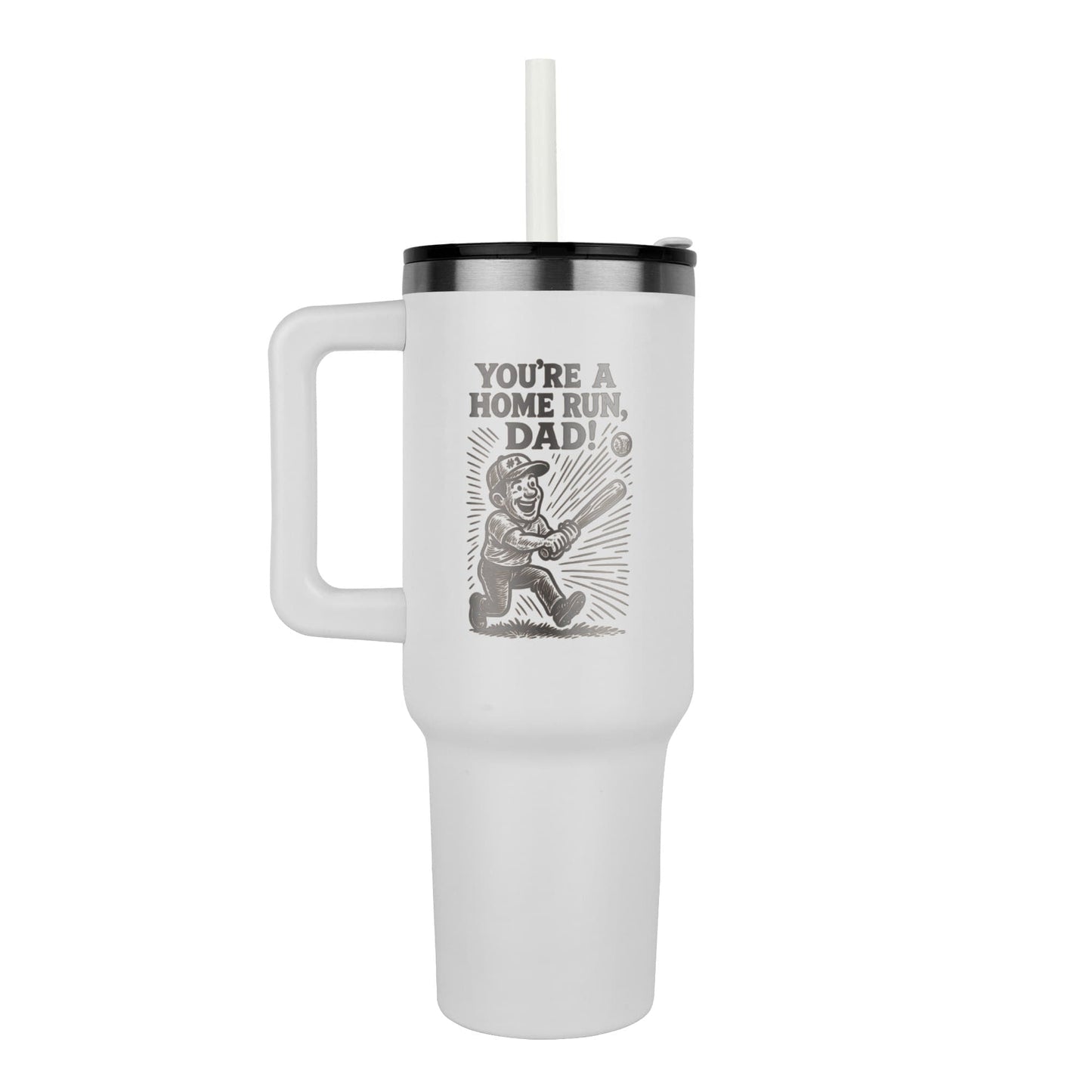 Custom Father's day gifts Tumbler Baseball 24+ice