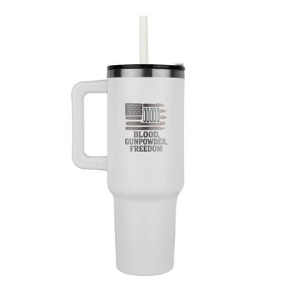 Custom Father's day gifts Tumbler Flag USA  24+ice