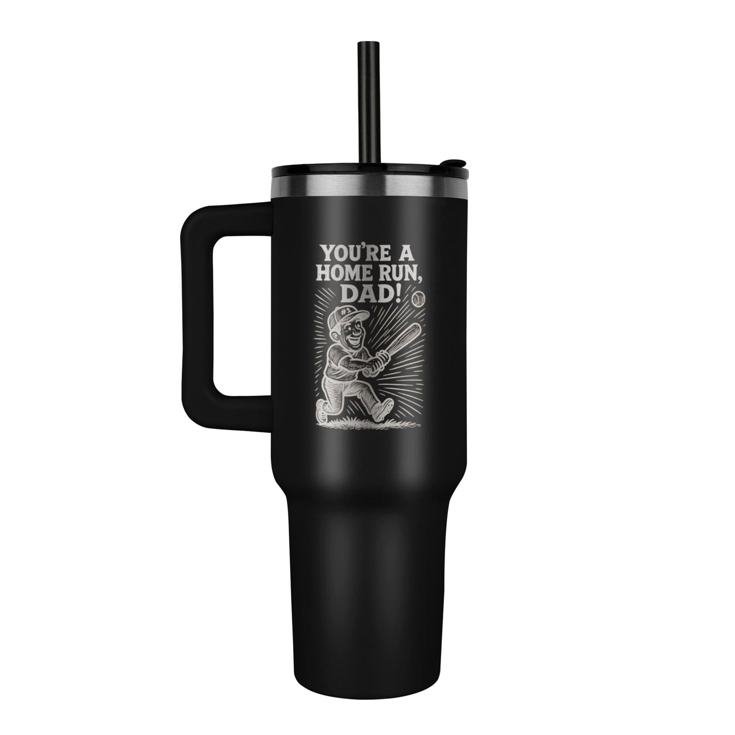 Custom Father's day gifts Tumbler Baseball 24+ice