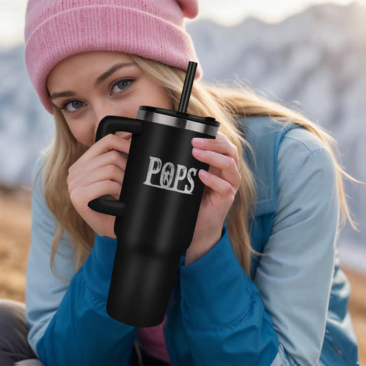 Custom Father's day gifts Tumbler Football 24+ice