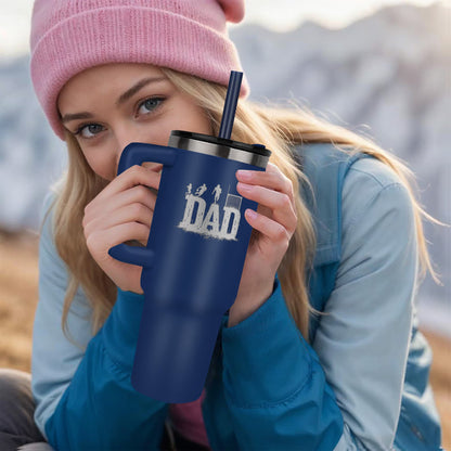 Custom Father's day gifts Tumbler Football 24+ice