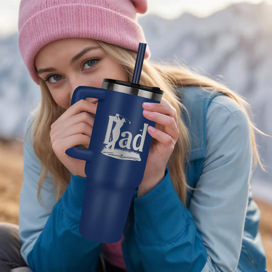 Custom Father's day gifts Tumbler Golf 24+ice