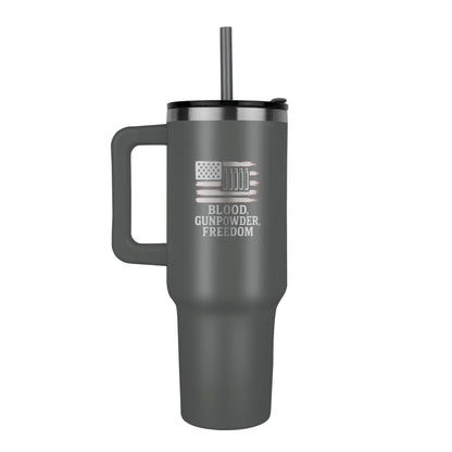 Custom Father's day gifts Tumbler Flag USA  24+ice