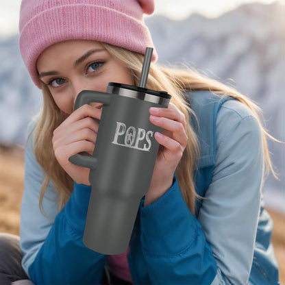 Custom Father's day gifts Tumbler Football 24+ice